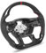 Sportliches Lenkrad Hydro Dip Carbon Fiber Look Lenkrad Perforiertes Leder für Modelle ohne Paddellöcher