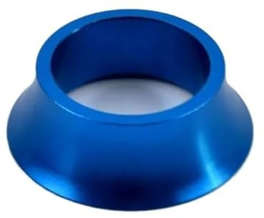 LUOKEKE Spacer Fahrrad Fahrrad Gabel Unterlegscheibe Vorbau Headset Konische Spacer Erhöhen Lenker Ring 1-1/8 Einstellung Aluminium Legierung Radfahren Zubehör Fahrrad Spacer(Blue)
