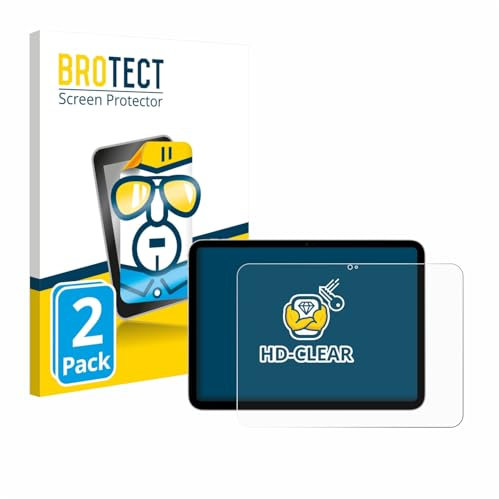 BROTECT 2 Stück Schutzfolie für Apple iPad A16 11 2025 (11. Gen.) Displayschutz Folie Made in Germany, Ultra-Klar