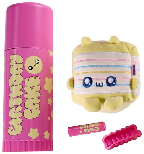STUFFS. Trendy Self-Care Toycessories. Stuffie & Matching Lip Balm Set with lip balm holder and storage case. (assorted), Styles Vary