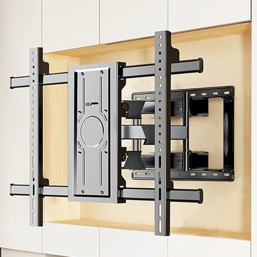 HCZKIUJY Support Mural pour téléviseur, Support Mural pour téléviseur LED LCD Plat et incurvé, Support Mural pour téléviseur à Six Bras 55-120 Pouces (55120inch)