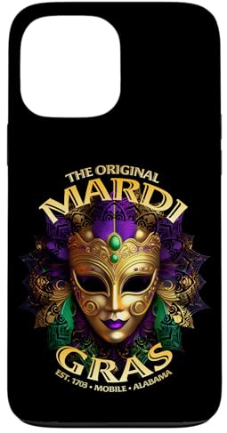 Custodia per iPhone 13 Pro Max L'originale Mobile Alabama Mardi Gras