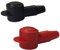 2 x Battery Terminal Angled Stud Covers Positive & Negative 8-12mm Cable Entry