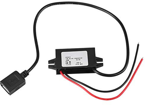 Step Down Convertitore,12V/24V To USB 5V 3A 15W Adattatore Step-Down Tensione Trasformatore Convertitore Regolatore Per Auto, Della Radio, Del Monitor, Del Display A Led
