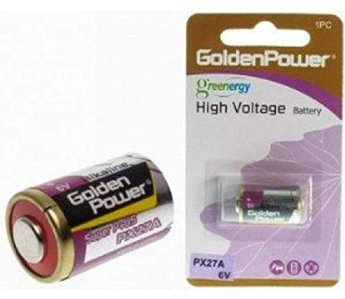 Golden Power PX27G (alternativ für PX27, PX27A 5,4V, 4AG12, 4LR43, 4NR43, EPX27, KX27, V27PX, U27PX) 6V Alkaline quecksilberfrei