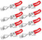 EXLECO Morsetti a Ginocchiera GH-4001 8 Pcs Metallo Toggle Morsetto Regolabile Morsetto Piccolo Interruttore Regolabile