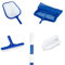 Poolpanda Poolreiniger Set Poolkescher feinmaschig Poolbürste Teleskopstange (Set XS)