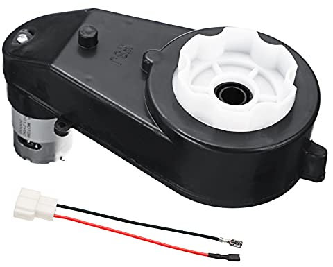 RS550 Electric Motor Gearbox, 12V Motor For Kids Car Toy,Universal RS550 Drive Motor Gear 40000 RPM Transmission Motor with Gear Box Kids Ride on Car Baby