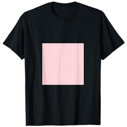 Vichy rose, carrés, carreaux, carreaux, motif T-Shirt