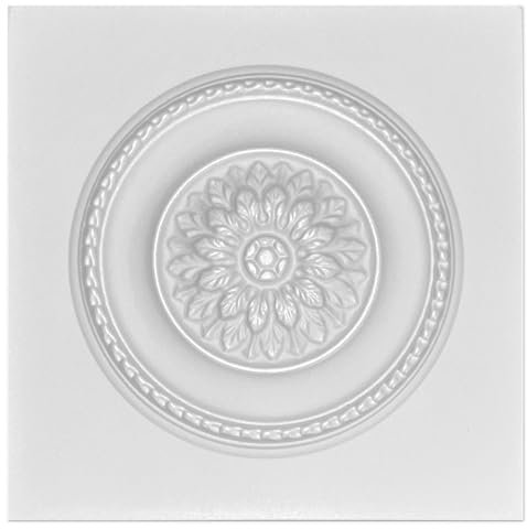 3D Paneele, Polystyrol Paneele, Deckenpaneele, 3D Wandpaneele, Dekoren, Decken - Wandverkleidung, 3mm dick - 50x50cm / 3m² - 12 Stück (0836)