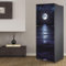 Fridge Wraps Kitchen Fridge Stickers Cover Full Doors, Fridge Sticker Full Covering Door Fridge Covers Skins Wall Stickers for Kitchen Decal, Stars and Moon Falling in The sea Night