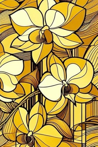 Orchid Notebook: Orchid Flower Composition Notebook, 100 lined pages with a graceful orchid-themed design