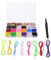HAPINARY Buntes Alphabet-set Mit Losen Perlen Und Buchstaben Zubehör Zur Herstellung Von Schmuckdekor 8 Farbige Acrylperlen