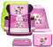 Belmil Schulranzen Set 403-13/AG/S/R 5 - teilig ergonomischer Schulranzen Set mit Regenschutz 1. klasse 2. klasse 3. klasse - Super Leicht 930-990 g/Grundschule (Little Puppies)