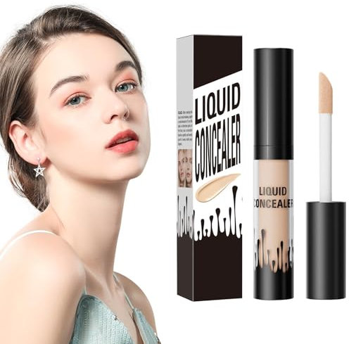 Concealer, Face Concealer | Feuchtigkeitsfeuchtigkeitsfeuchter Concealer,Augenprimer, lang anhaltende flüssige Fundament, Teint Booster für dunkle Kreise