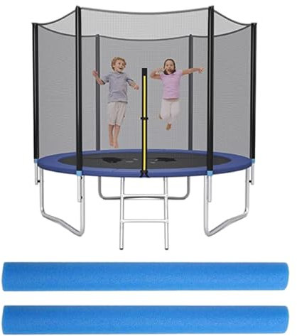 Fenayuu Trampolin Schaumstoff Rohre, Trampolin Schaumstoffstangenschutz Sets, Trampolinstange Schaumstoffschlauch Ersatz, rutschfeste, Wetterfeste Trampolinabdeckung