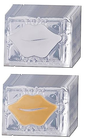GANAZONO 20stücke Hydrierende Lippenmasken Feuchtigkeitsspendende Lippenpads Für Effektive Lippenpflege Anti-aging Und Schutz Vor Rissen Für Tägliche Anwendung Und Geschmeidige