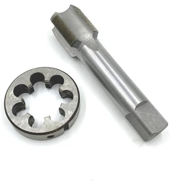 Gewindeschneidschneideisen, metrisches Schneideisen Gewindeschneidbacke, 1 Satz M28 x,5 mm HSS Rechtsgewindebohrer for die Werkzeugbearbeitung