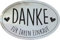 AVERY Zweckform 3844 Danke für Ihren Einkauf Aufkleber 200 Stück (38x58mm, ovale Etiketten auf Rolle, Geschenk Sticker selbstklebend ideal für Einkaufstüten, Rechnungen, Briefe, Karten) silber/schwarz
