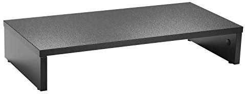 RICOO Monitorständer Monitor Stand Ständer für Computermonitore 54x26x10 cm Schreibtisch-Aufsatz FS0113-S Computer Riser Unterbau Bildschirm-Erhöhung Bildschirmständer Laptop-Tisch Lapdesk, Schwarz