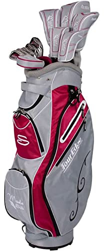 Tour Edge Moda Silk Womens Golf Set-Silver-Ruby-RH
