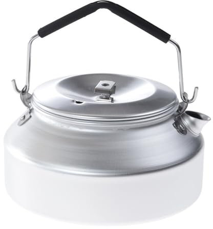 TRANGIA Aluminum Kettle, 0.9L with Stainless Knob