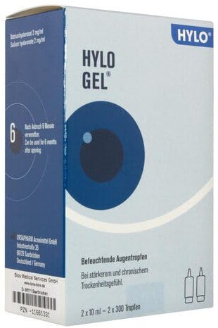 HYLO-GEL Augentropfen 2X10 ml