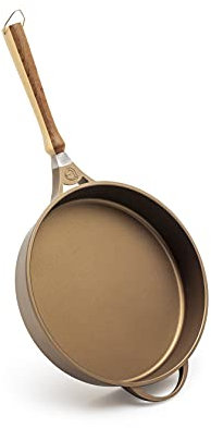 Luchetti K360 Aluminium Frying Pan 32 cm For Induction With Removable Handle for Oven. Professional Non Stick Frying Pan, Made In Italy. Professional Die-Cast Aluminum Frying Pans, Non Stick