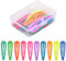 AvoDovA 10 Pz Fermagli per Capelli Bambina, Fluorescente Mollette per Capelli 5 cm, Fermagli Capelli a Scatto, Mollette per Capelli per Ragazze, Bambina, 3, 4, 5, 6, 7, 8 Anni