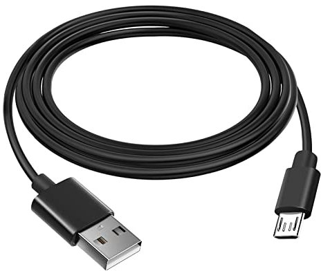 Corsair 5ft Replacement Micro USB Fast Charger Cable Cord for HS70, HS70 Pro, Void RGB Elite, Void Pro RGB Headphones, HyperX Cloud Flight Wireless Headset (Black)