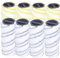 Wessper Mikrofaser Ersatzteile Walzenset für Kärcher 2.055-007.0 2.055-006.0 FC3 FC5 FC7, Hartbodenreiniger Roller, Steinrollerbürsten, Elektrischer Bodenreiniger, Set 8 Stück- 4 gelb+ 4 grau