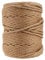 MUKCHAP Corda di iuta naturale, 150 m x 6 mm, 4 fili intrecciati, spago di iuta naturale marrone, corda decorativa per artigianato, giardinaggio, impacchettamento