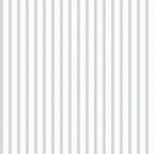 Laura Ashley Farnworth Tapete, gestreift, salbeigrün