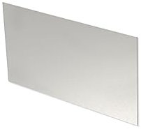 KUNe Edelstahl Spritzschutz, einfache Montage - fleckenfreie Wände, Zubehör für KUNe Edelstahl SOLIDUM Ausgussbecken/Waschtröge, Farbe:Silber, Größe:57.4 x 30 cm