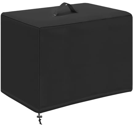 420D Schwimmbad-Wärmepumpenabdeckungen für den Außenbereich, strapazierfähig, wasserdicht, Sandfilterpumpenabdeckung für oberirdische Pools (L x B x H): 83 x 61 x 86 cm