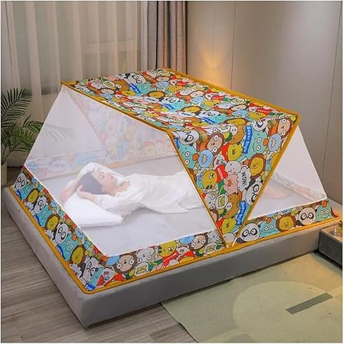 OnSaya Mosquitera Plegable sin Fondo Cubierta de Mosquitos portátil Fácil for Acampar y mosquitera for Exteriores Instalación Gratuita for Cama de Adulto/Cama de bebé/sofá/Campo (Color : 6, Size : 10