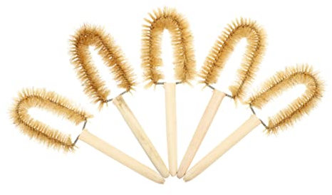 JECOMPRIS 5pcs Beaker Cleaning Brush Scientific Laboratory Cleaning Bottle Cup Experiment Beaker Brush for Essentials