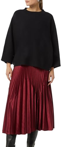 Comma Strickpullover mit Fledermausärmeln und Rippblende