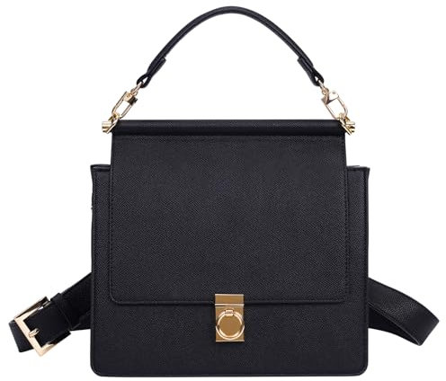 TIAASTAP kleine Handtasche Damen Umhängetasche French Style Ledertasche Damen-Henkeltaschen Crossbody Bag Shoulder Bag Tote Bag Schultertasche Handbags mit Verstellbarer Gurt