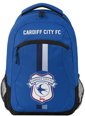 FOCO Officially Licensed Cardiff City FC Ultra Action Blue Football Backpack
