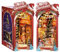Rolife Book Nook Kit Christmas Street and Indoor 3D Puzzle Book Nook Diorama Kit with Christmas Tree and Furniture Bookshelf Decoration Gift dor Adults and Teen (Christmas Street)