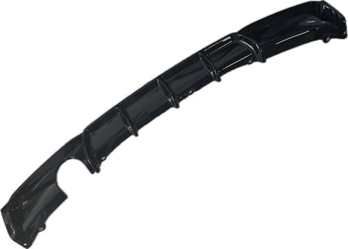 Heck Spoiler Lippe Heckansatz ABS Kunststoff für Endschalldämpfer links für BMW F30 F31 für Standard Stoßstange Schwarz Glanz