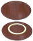CZAOERXB Drehteller aus Holz – drehbarer Servierteller aus massivem Holz – Holz – 360-Grad-Drehgelenk - 23″/27″/31″/35″/39″/43