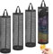 4 Pcs Plastic Bag Holder, Carrier Bag Storage Mesh Grocery Bag Holder Hanging Foldable Trash Bag Organizer Recycling Shopping Bag for Home and Kitchen