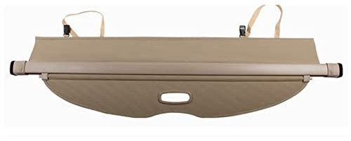 FACSER Auto Gepäckraumabdeckung Für Mazda 5 2008-2013 Einziehbarer Hinterer Kofferraum-Cargo-Gepäck-Auto-Sicherheits-Schatten-Abdeckungs-Schild(Beige)