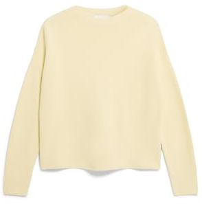 ARMEDANGELS Damen Pullover aus Bio-Baumwolle MERINAA Loose Fit Early Yellow