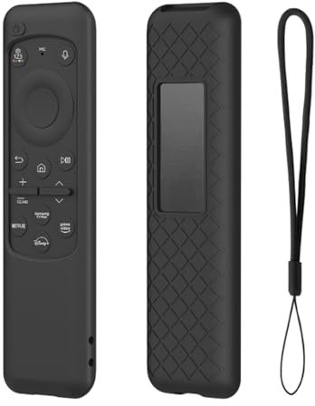 Custodia Telecomando per Samsung, Guscio Telecomando Silicone, Cover Telecomando, Copri Telecomando per Samsung BN59-TM2360E/TM2361E/BN59-01432A, con Cordino Anti-Smarrimento