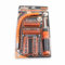 SQUADO Set Cacciavite 43 Pezzi, Manico Flessibile 300mm, Punte in Cromo Vanadio, con Bussole da 1/4 pollice