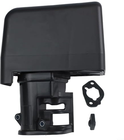 Air Filter Housing Cover Kit For Honda GX270/GX340/GX390, Includes Air Filter + Cover + Gasket, Plastic Black/Silver Construction, Compatible With Pressure Washers/Snow Blowers/Mini Bikes