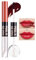 Prreal 2 in 1 Peel Off Lip Stain & Lip Oil, Matte Finish Tattoo Lip Stain Peel off, Transparent Lip Oil Highly Pigmented, Long-lasting Waterproof, Transfer-poof Double Lip Makeup(05 Sweetheart)